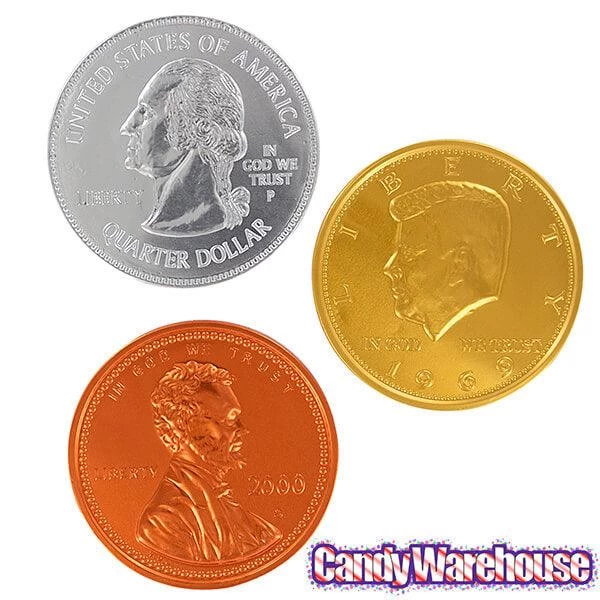 Fort Knox Foiled Milk Chocolate 4-Inch Medallions: 20-Piece Box 9 Fort Knox Foiled Milk Chocolate 4-Inch Medallions: 20-Piece Box - Image 9