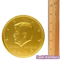 Fort Knox Gold Foiled Milk Chocolate 5-Inch Medallions: 12-Piece Box 9 Fort Knox Gold Foiled Milk Chocolate 5-Inch Medallions: 12-Piece Box -Snack Store fort knox gold foiled milk chocolate 5 inch medallions 12 piece box candy warehouse 4