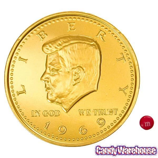 Fort Knox Gold Foiled Milk Chocolate 5-Inch Medallions: 12-Piece Box 5 Fort Knox Gold Foiled Milk Chocolate 5-Inch Medallions: 12-Piece Box - Image 5