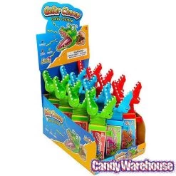 Gator Chomp Lollipops: 12-Piece Box -Snack Store gator chomp lollipops 12 piece box candy warehouse 3