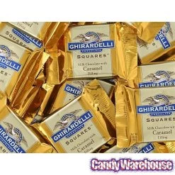 Ghirardelli Milk Chocolate With Caramel Filling Squares: 50-Piece Box -Snack Store ghirardelli milk chocolate with caramel filling squares 50 piece box candy warehouse 4 1dfc04a5 65f0 44cd a608 f01d7f4a405b