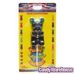 Giant Gummy Bear On A Stick - Blue Raspberry -Snack Store giant gummy bear on a stick blue raspberry candy warehouse 3 eee8a8d1 9cb1 4e8b a872 9704554474b6
