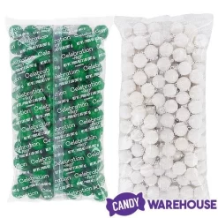 Gumballs Color Combo - Green And White: 4LB Box 7 Gumballs Color Combo - Green And White: 4LB Box -Snack Store gumballs color combo green and white 4lb box candy warehouse 4