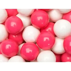 Snack Store 20 Gumballs Color Combo - Pink And White: 4LB Box