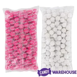 Gumballs Color Combo - Pink And White: 4LB Box -Snack Store gumballs color combo pink and white 4lb box candy warehouse 4