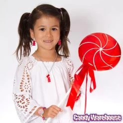 Gummy Bear Earrings - Red -Snack Store gummy bear earrings red candy warehouse 3