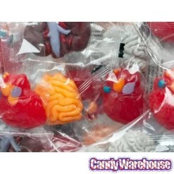 Gummy Internal Organs Candy: 38-Piece Bag -Snack Store gummy internal organs candy 38 piece bag candy warehouse 4