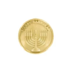 Happy Hanukkah Milk Chocolate Giant Gelt: 8.65-Ounce Coin