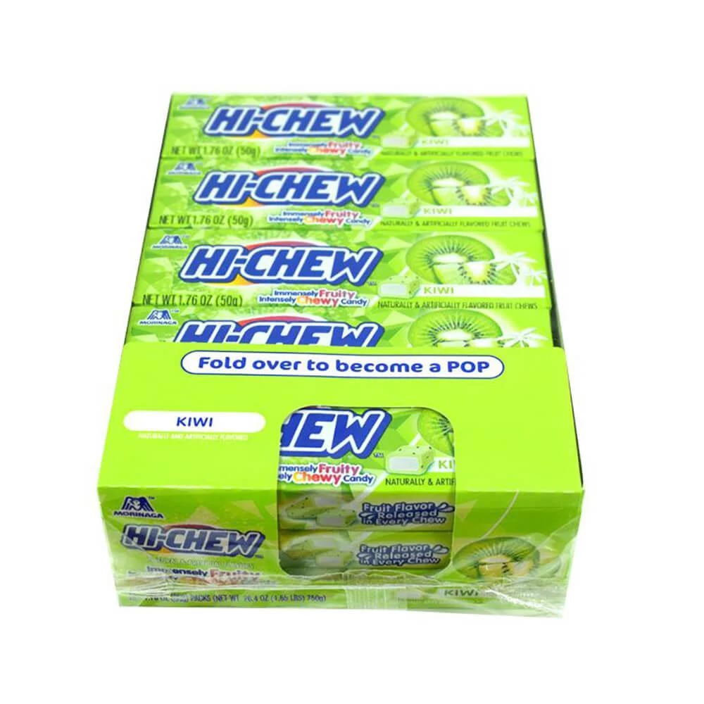 Hi-Chew Fruit Chews 10-Piece Candy Packs - Kiwi: 15-Piece Box 3 Hi-Chew Fruit Chews 10-Piece Candy Packs - Kiwi: 15-Piece Box - Image 3