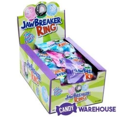 Jawbreaker Candy Rings: 18-Piece Display -Snack Store jawbreaker candy rings 18 piece display candy warehouse 3