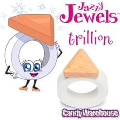 Jazzy Jewels Candy Rings: 30-Piece Bag -Snack Store jazzy jewels candy rings 30 piece bag candy warehouse 5