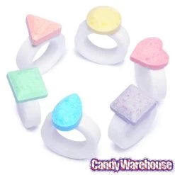 Jazzy Jewels Candy Rings: 30-Piece Bag -Snack Store jazzy jewels candy rings 30 piece bag candy warehouse 9