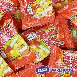 Jovy Chili Rokas Revolcadas Hard Candy - Mango: 65-Piece Bag -Snack Store jovy chili rokas revolcadas hard candy mango 65 piece bag candy warehouse 3