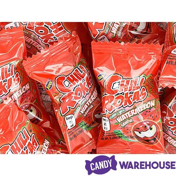 Jovy Chili Rokas Revolcadas Hard Candy - Watermelon: 65-Piece Bag 4 Jovy Chili Rokas Revolcadas Hard Candy - Watermelon: 65-Piece Bag - Image 4