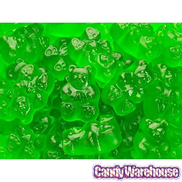 Jovy Green Apple Gummy Bears: 5LB Bag 2 Jovy Green Apple Gummy Bears: 5LB Bag - Image 2