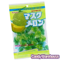 Kasugai Melon Hard Candy: 15-Piece Bag -Snack Store kasugai melon hard candy 15 piece bag candy warehouse 4