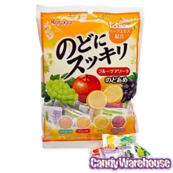 Kasugai Nodo Ni Sukkiri Fruit Hard Candy: 3.98-Ounce Bag -Snack Store kasugai nodo ni sukkiri fruit hard candy 3 98 ounce bag candy warehouse 4