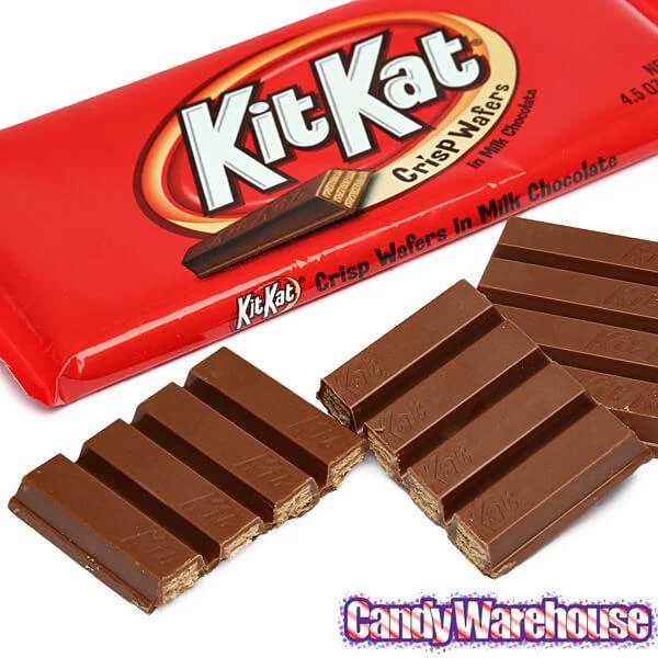 Kit Kat 4.5-Ounce Jumbo Candy Bars: 12-Piece Box 2 Kit Kat 4.5-Ounce Jumbo Candy Bars: 12-Piece Box - Image 2
