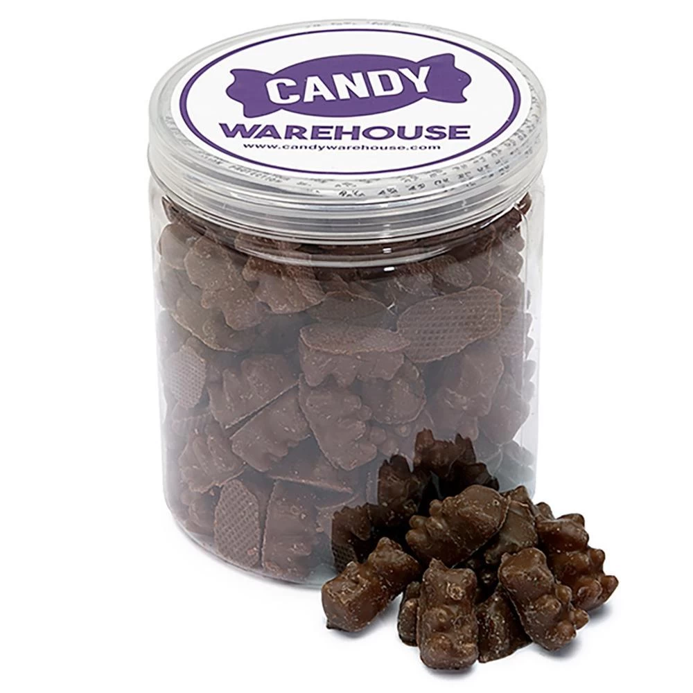 Koppers Dark Chocolate Covered Gummi Bears: 1LB Jar 1 Koppers Dark Chocolate Covered Gummi Bears: 1LB Jar