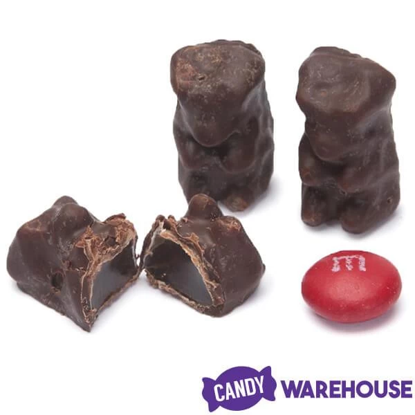 Koppers Dark Chocolate Covered Gummi Bears: 1LB Jar 3 Koppers Dark Chocolate Covered Gummi Bears: 1LB Jar - Image 3
