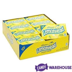 Lemonhead Candy Mini Packs: 24-Piece Box -Snack Store lemonhead candy mini packs 24 piece box candy warehouse 7
