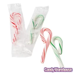 LifeSavers Wint-O-Green And Pep-O-Mint Mini Candy Canes: 40-Piece Box -Snack Store lifesavers wint o green and pep o mint mini candy canes 40 piece box candy warehouse 3