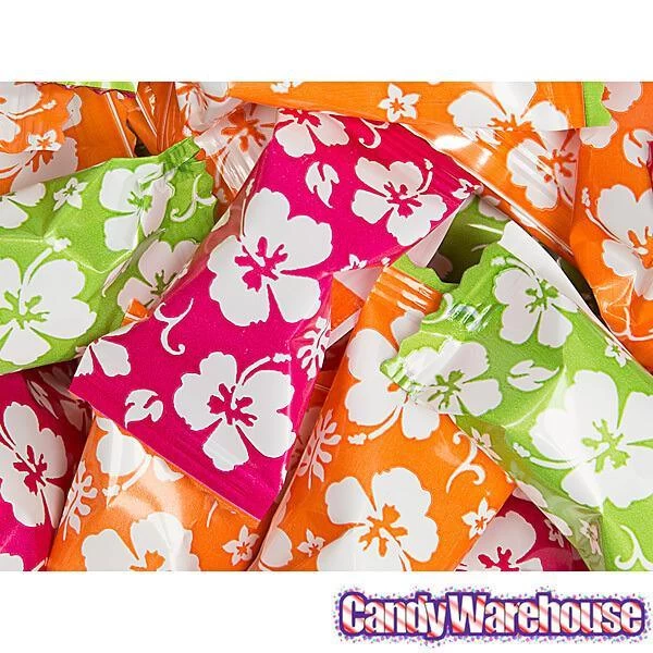 Luau Flower Wrapped Butter Mint Creams: 300-Piece Case 3 Luau Flower Wrapped Butter Mint Creams: 300-Piece Case - Image 3
