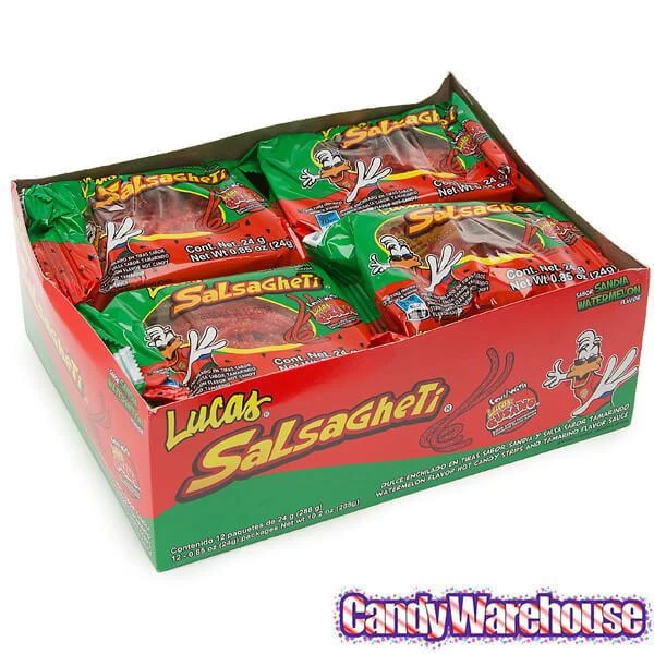 Lucas Salsaghetti Chili Candy Packs: 12-Piece Box 2 Lucas Salsaghetti Chili Candy Packs: 12-Piece Box - Image 2