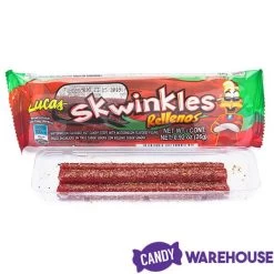 Lucas Skwinkles Rellenos Chili Candy Packs: 12-Piece Box -Snack Store lucas skwinkles rellenos chili candy packs 12 piece box candy warehouse 5