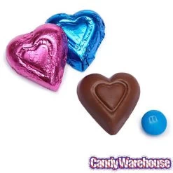 Madelaine Assorted Colors Foiled Milk Chocolate Hearts: 5LB Bag -Snack Store madelaine assorted colors foiled milk chocolate hearts 5lb bag candy warehouse 3