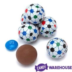 Madelaine Foiled Milk Chocolate Soccer Balls: 5LB Bag -Snack Store madelaine foiled milk chocolate soccer balls 5lb bag candy warehouse 5
