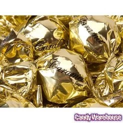 Madelaine Gold Foiled Caramel Filled Chocolate Truffles: 30-Piece Tub -Snack Store madelaine gold foiled caramel filled chocolate truffles 30 piece tub candy warehouse 3