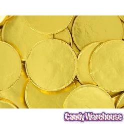 Madelaine Gold Foiled Milk Chocolate Coins - Blank: 5LB Bag -Snack Store madelaine gold foiled milk chocolate coins blank 5lb bag candy warehouse 3