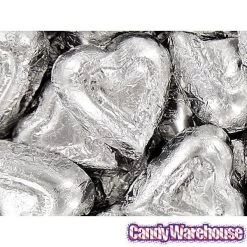 Madelaine Silver Foiled Milk Chocolate Hearts: 5LB Bag -Snack Store madelaine silver foiled milk chocolate hearts 5lb bag candy warehouse 3 6c7ee415 a8dd 492d 848f 3ba6c6ff861c