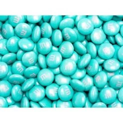 M&M's Milk Chocolate Candy - Aqua: 5LB Bag