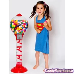 Metal 3-Foot Spiral Gumball Machine With Gumballs -Snack Store metal 3 foot spiral gumball machine with gumballs candy warehouse 4