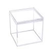 Mini Acrylic Favor Boxes - 5-Ounce Cube With Lid: 12-Piece Set