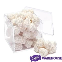 Mini Acrylic Favor Boxes - 5-Ounce Cube With Lid: 12-Piece Set -Snack Store mini acrylic favor boxes 5 ounce cube with lid 12 piece set candy warehouse 5