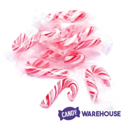 Mini Candy Canes - Red And White: 45-Piece Jar -Snack Store mini candy canes red and white 45 piece jar candy warehouse 4