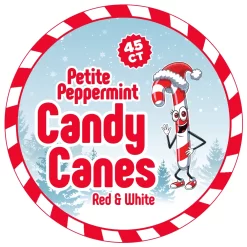 Mini Candy Canes - Red And White: 45-Piece Jar -Snack Store mini candy canes red and white 45 piece jar candy warehouse 9