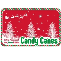 Mini Candy Canes - Red, Green, And White: 100-Piece Tub -Snack Store mini candy canes red green and white 100 piece tub candy warehouse 5