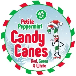 Mini Candy Canes - Red, Green, And White: 45-Piece Jar 12 Mini Candy Canes - Red, Green, And White: 45-Piece Jar -Snack Store mini candy canes red green and white 45 piece jar candy warehouse 5