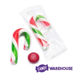 Mini Candy Canes - Red, Green, And White: 45-Piece Jar 14 Mini Candy Canes - Red, Green, And White: 45-Piece Jar -Snack Store mini candy canes red green and white 45 piece jar candy warehouse 7