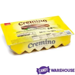 Nutresa Cremino Bicolore Hazelnut Flavored Cocoa Praline Candy Bars: 24-Piece Pack -Snack Store nutresa cremino bicolore hazelnut flavored cocoa praline candy bars 24 piece pack candy warehouse 5
