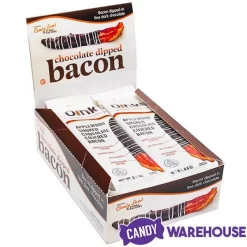 Oinks Applewood Smoked Chocolate Covered Bacon -Snack Store oinks applewood smoked chocolate covered bacon candy warehouse 4