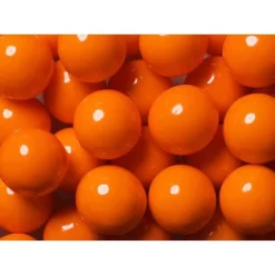 Orange 1-Inch Gumballs: 2LB Bag