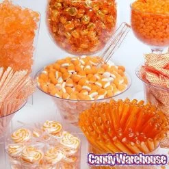 Orange Candy Buffet Kit: 25 To 50 Guests -Snack Store orange candy buffet kit 25 to 50 guests candy warehouse 7
