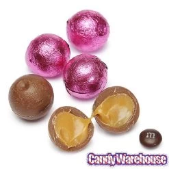 Palmer Foiled Caramel Filled Chocolate Candy Balls - Hot Pink: 5LB Bag -Snack Store palmer foiled caramel filled chocolate candy balls hot pink 5lb bag candy warehouse 3 1fac5f8f 59c1 43ba b3a7 a2df20868553