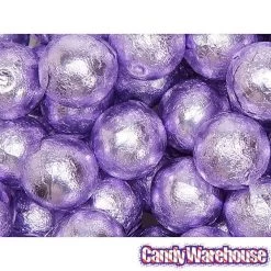 Palmer Foiled Caramel Filled Chocolate Candy Balls - Lavender: 5LB Bag 6 Palmer Foiled Caramel Filled Chocolate Candy Balls - Lavender: 5LB Bag -Snack Store palmer foiled caramel filled chocolate candy balls lavender 5lb bag candy warehouse 3