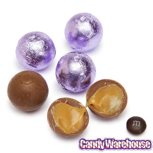 Palmer Foiled Caramel Filled Chocolate Candy Balls - Lavender: 5LB Bag 4 Palmer Foiled Caramel Filled Chocolate Candy Balls - Lavender: 5LB Bag - Image 4
